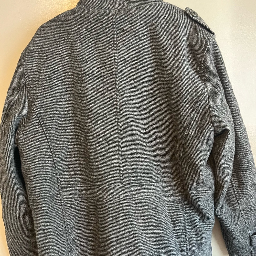 Gray Structured Military Field Jacket - Picture 5 of 5